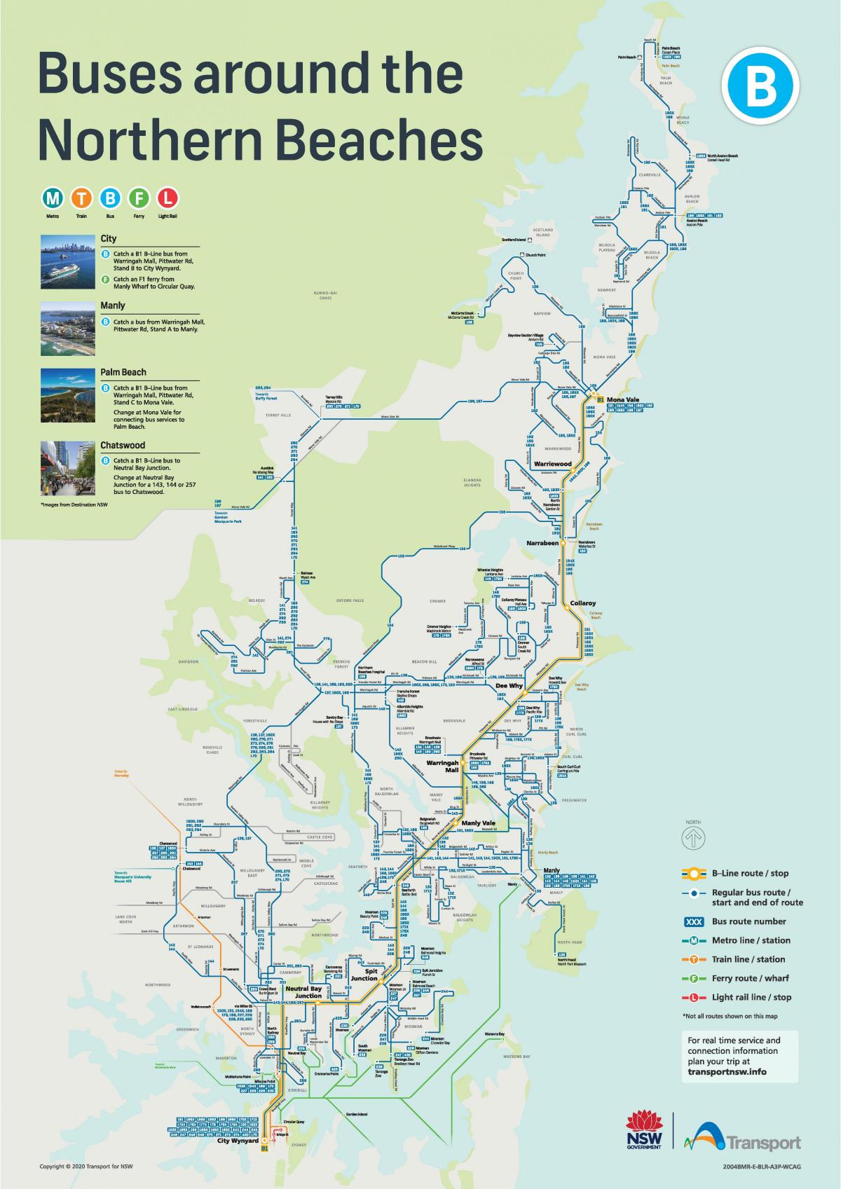 Сидней карта автобусных маршрутов