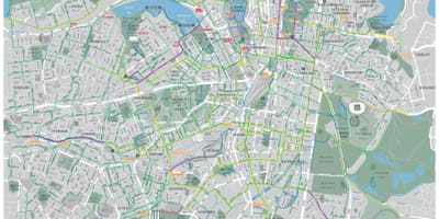 Велосипед карте Сиднея