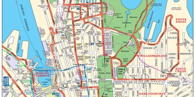 Город Сидней карте