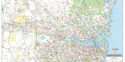Карта Сиднея регионов