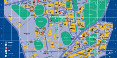 Университет Сиднея карте