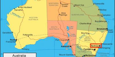Сидней карта Австралии