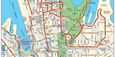 Карта КБР Сиднея