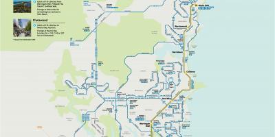 Сидней карта автобусных маршрутов
