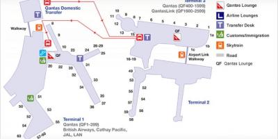 Карта аэропорта Сиднея
