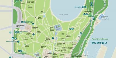 Сиднейский Ботанический сад карте